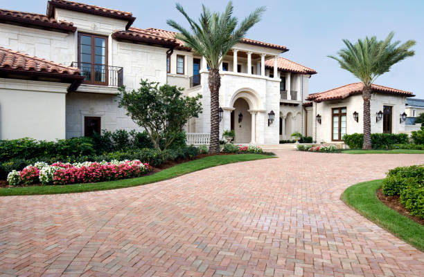 Residential Paver Driveway in Key Biscayne, FL